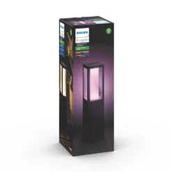 Impress Hue 230V Baliza Exterior Extension Low White/Color Amb. - Philips Hue -Iluminación Tienda De Ventas 8718696170502 impress hue 230v udendoers pullert extension low philips hue4