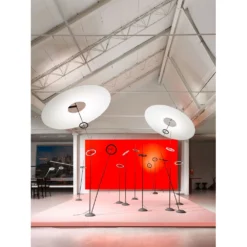 Ringelpiez Negro Lámpara De Pie - Ingo Maurer -Iluminación Tienda De Ventas Ringelpiez gulv 51